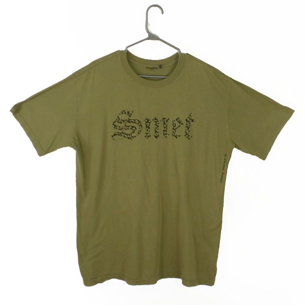 Rare Vintage 2000s Y2K Smet by Christian Audigier Green Short Sleeve Shirt